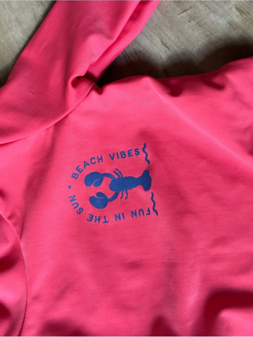 Carter's Coral Pink and Navy Kids Rashguard Swim Set
